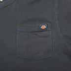 DICKIES Mens Navy Blue Plain Pocket T-Shirt XL Short Sleeve Crew Neck Casual