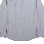 BOSS HUGO BOSS Mens Blue Relaxed Fit Cotton Shirt M Classic Button Collar