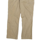 CARHARTT Mens Cotton Blend Beige Relaxed Straight Trousers W34 L29 Workwear