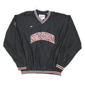 REEBOK Mens Black South Carolina Track Jacket XL Polyester Blend Plain Retro