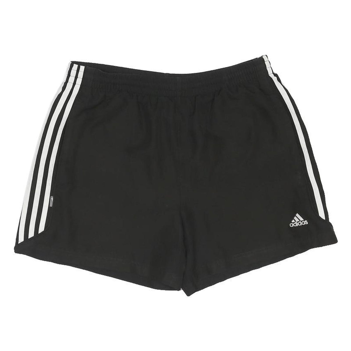ADIDAS Mens Black Sports Casual Shorts M W30 Polyester Blend Classic Fit