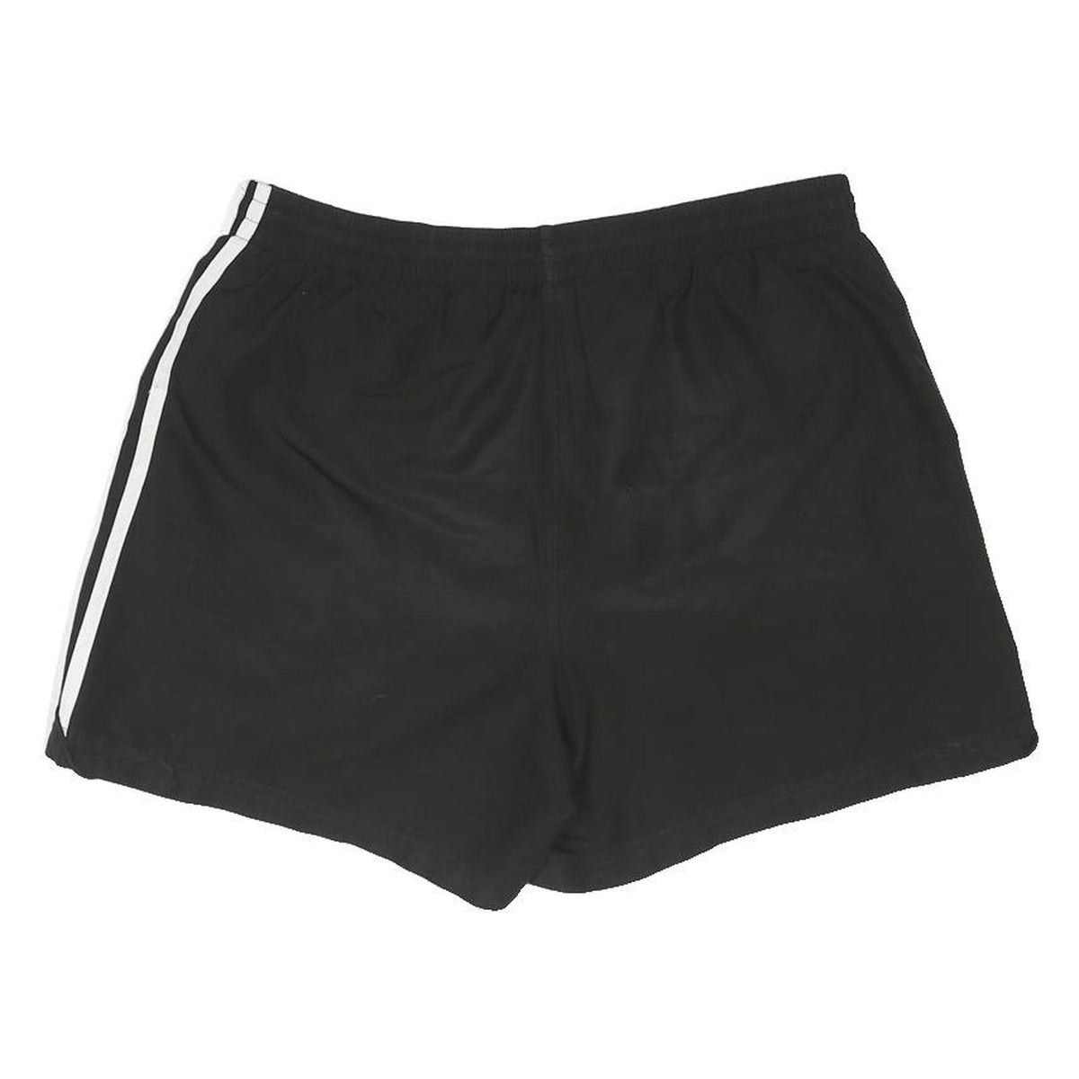 ADIDAS Mens Black Sports Casual Shorts M W30 Polyester Blend Classic Fit