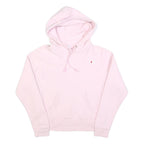 CHAMPION Womens Pink Pullover Hoodie S Cotton Blend Casual Streetwear