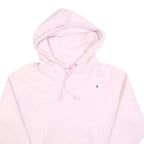 CHAMPION Womens Pink Pullover Hoodie S Cotton Blend Casual Streetwear