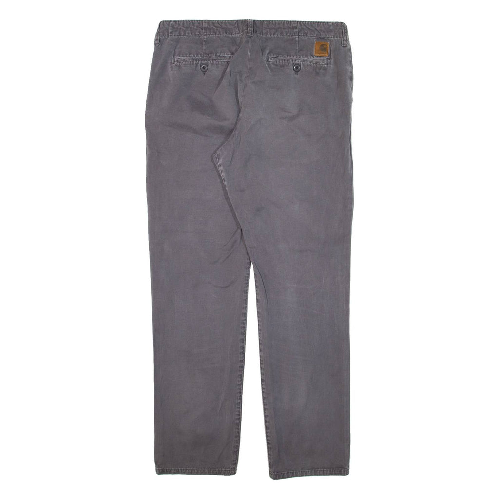 CARHARTT Club Pant Mens Trousers Grey Regular Straight W34 L32