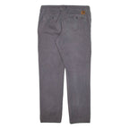 CARHARTT Club Pant Mens Trousers Grey Regular Straight W34 L32