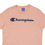 CHAMPION Womens T-Shirt Pink M