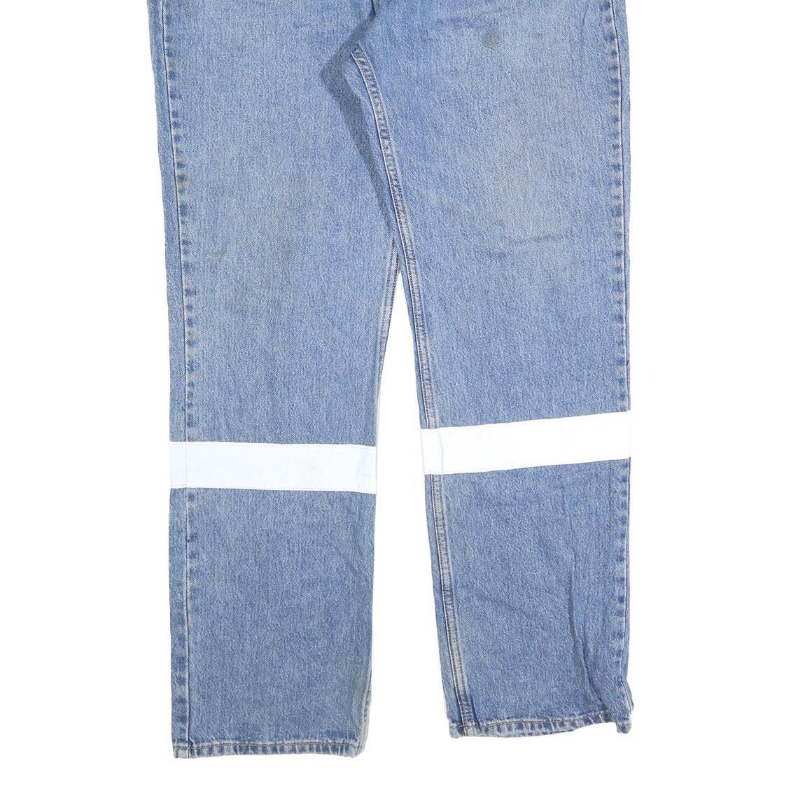 LEVI'S 516 Straight Mens Jeans Blue Regular Straight Denim Medium W38 L32