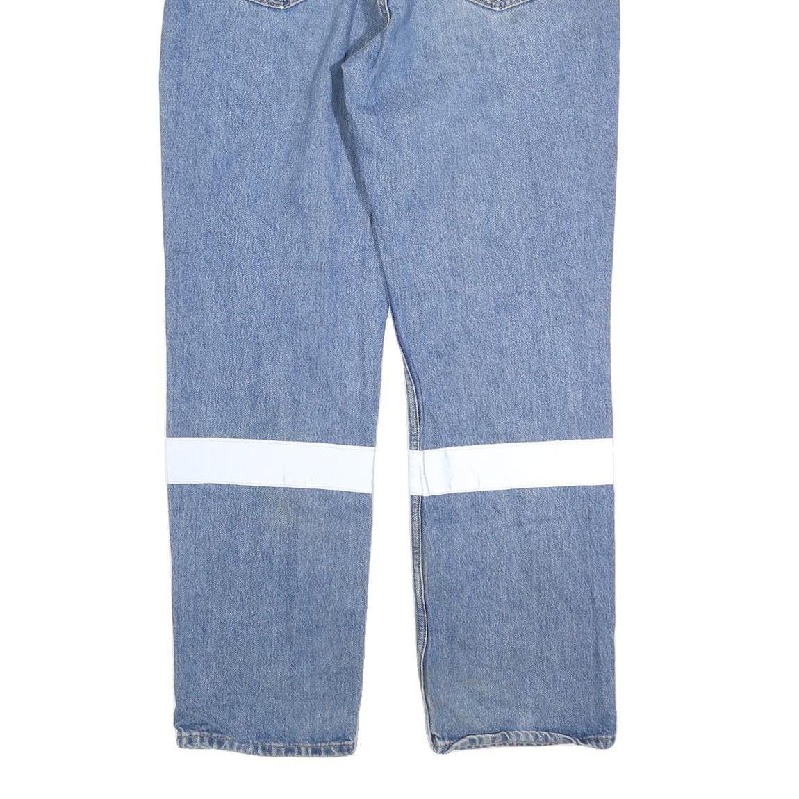 LEVI'S 516 Straight Mens Jeans Blue Regular Straight Denim Medium W38 L32