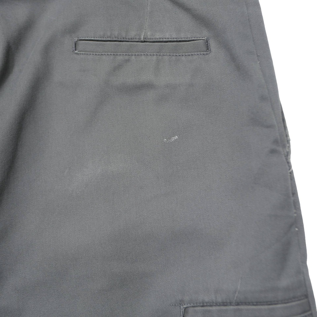 DICKIES Mens Polyester Blend Grey Loose Fit Straight Leg Trousers W41 L30