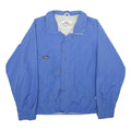 FAR WEST MOUNTAINWEAR Mens Blue Nylon Outdoor Jacket L Zip Plain Lightweight