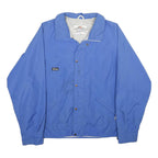 FAR WEST MOUNTAINWEAR Mens Blue Nylon Outdoor Jacket L Zip Plain Lightweight