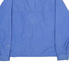 FAR WEST MOUNTAINWEAR Mens Blue Nylon Outdoor Jacket L Zip Plain Lightweight