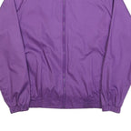 DUCKSTER Womens Purple Jacket M Polyester Blend Plain Zip Casual Lightweight