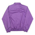 DUCKSTER Womens Purple Jacket M Polyester Blend Plain Zip Casual Lightweight