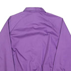 DUCKSTER Womens Purple Jacket M Polyester Blend Plain Zip Casual Lightweight