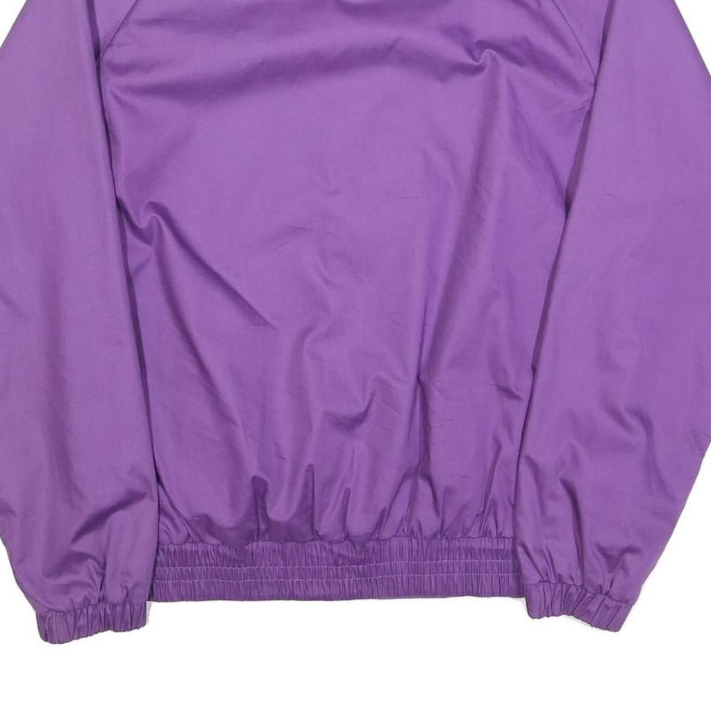 DUCKSTER Womens Purple Jacket M Polyester Blend Plain Zip Casual Lightweight