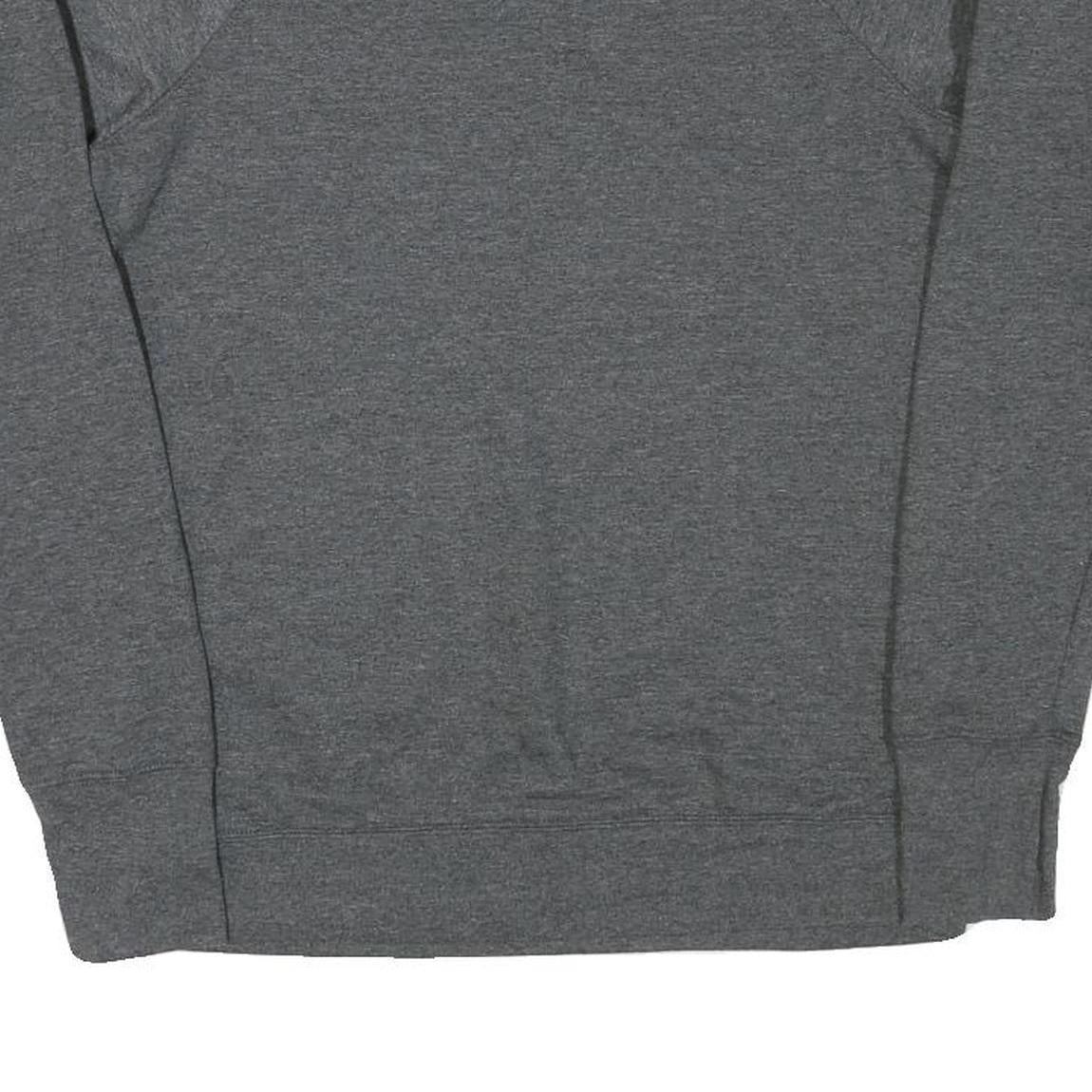 CHAMPION Mens Grey Crew Neck M Pullover Cotton Blend Sweatshirt Classic Logo