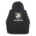 Womens Black Army West Point Football Hoodie M Cotton Blend Hooded Sweatshirt