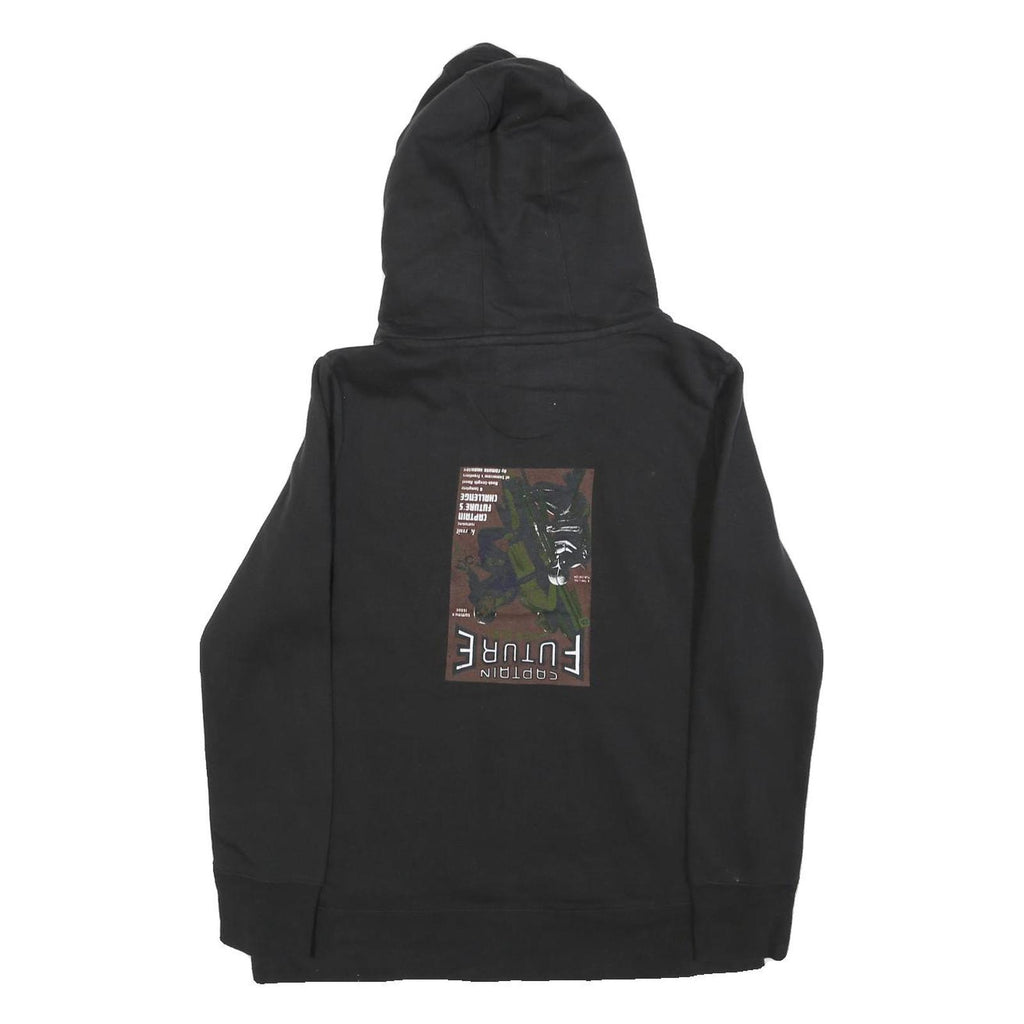 Womens Black Army West Point Football Hoodie M Cotton Blend Hooded Sweatshirt