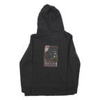 Womens Black Army West Point Football Hoodie M Cotton Blend Hooded Sweatshirt