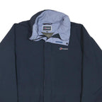 BERGHAUS Womens Navy Blue Outdoor Jacket L Polyester Blend Zip Weatherproof