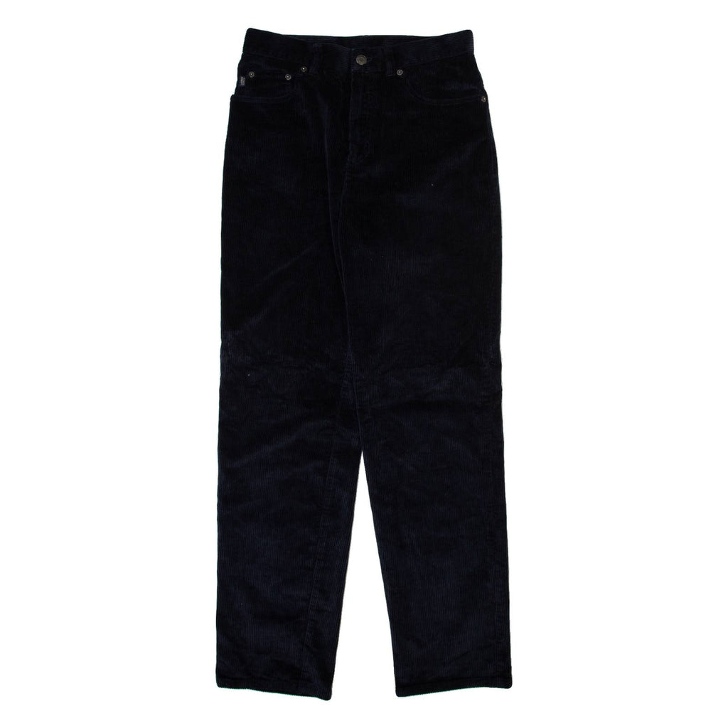 LAUREN RALPH LAUREN Womens Corduroy Trousers Blue Regular Straight W28 L30