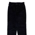 LAUREN RALPH LAUREN Womens Corduroy Trousers Blue Regular Straight W28 L30