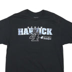 Mens Black Kevin Harvick Graphic T-Shirt L Short Sleeve Crew Neck Racing