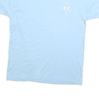 SCREEN STARS BEST Mens Blue Crew Neck Short Sleeve Graphic T-Shirt L Casual