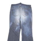 TOMMY HILFIGER Womens Jeans Blue Regular Wide-Leg Denim Rinse W32 L30 Casual