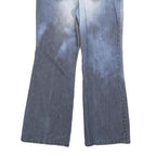 TOMMY HILFIGER Womens Jeans Blue Regular Wide-Leg Denim Rinse W32 L30 Casual