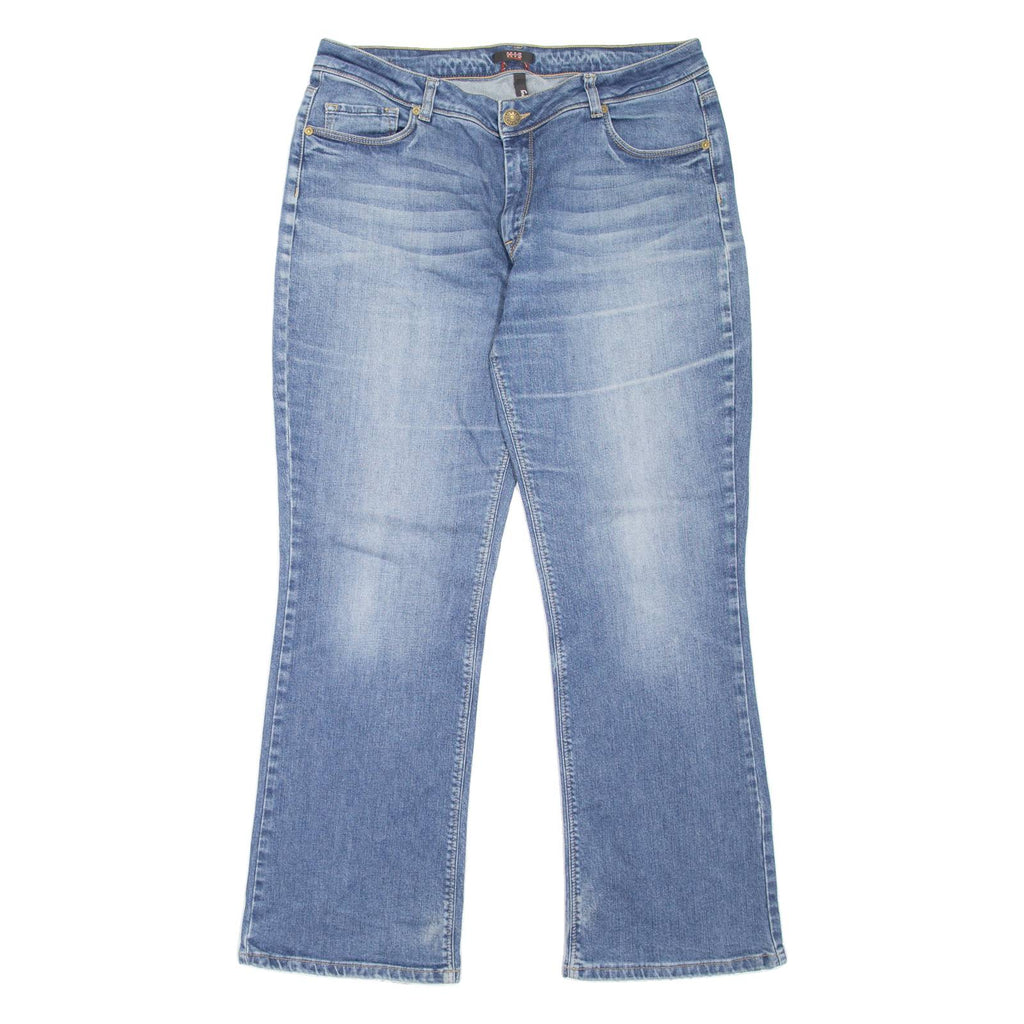 H.I.S Sunny Womens Jeans Blue Regular Bootcut Stone Wash W34 L29