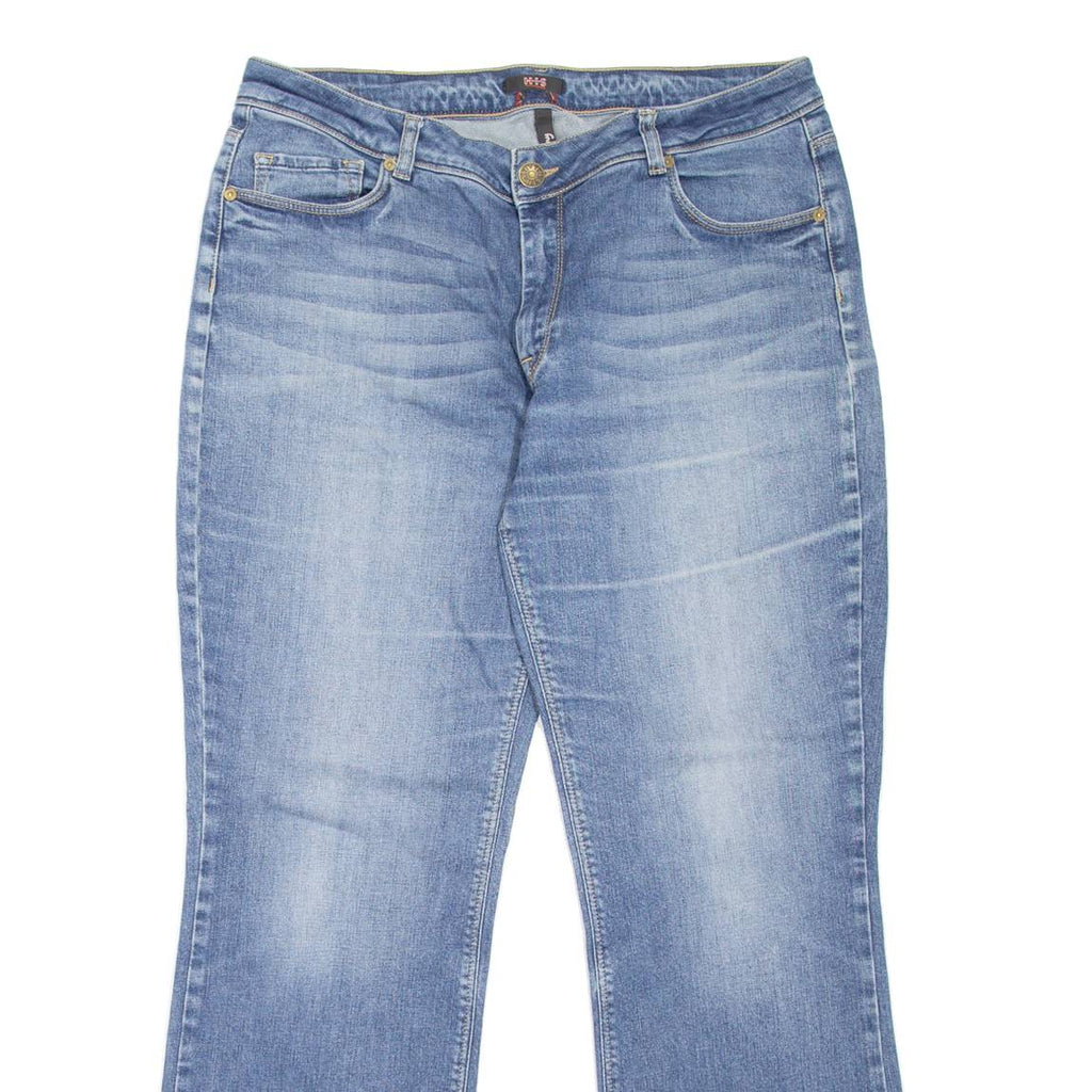 H.I.S Sunny Womens Jeans Blue Regular Bootcut Stone Wash W34 L29