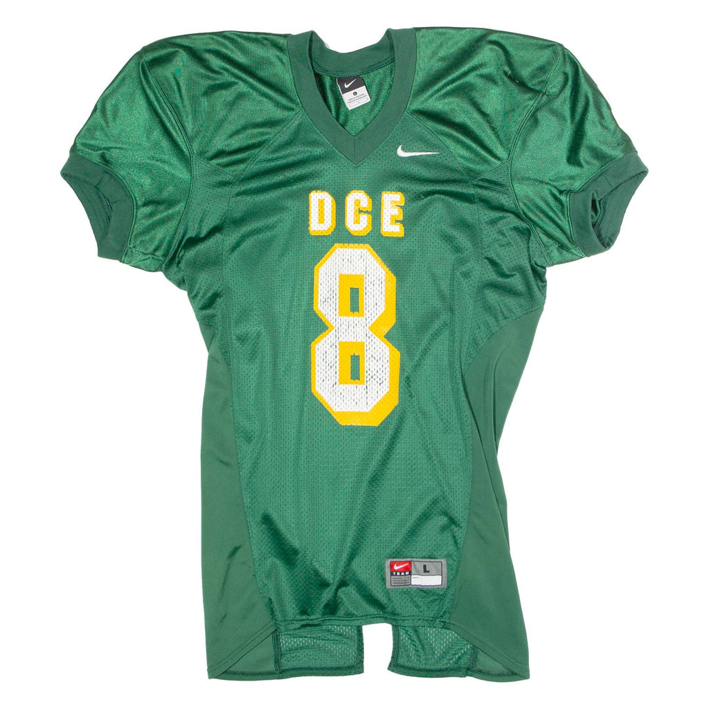 NIKE DCE #8 American Football Mens Jersey Green USA V-Neck Nylon L