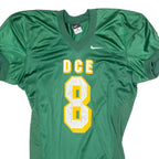 NIKE DCE #8 American Football Mens Jersey Green USA V-Neck Nylon L
