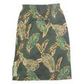 BONWORTH Womens Straight Skirt Green Midi Floral M