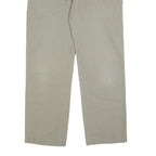 POLO RALPH LAUREN Mens Cotton Beige Regular Fit Straight Leg Trousers W32 L28