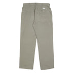 POLO RALPH LAUREN Mens Cotton Beige Regular Fit Straight Leg Trousers W32 L28