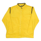MTA PRO Mens Yellow Zip Jacket XL Polyester Plain Comfort Casual Outerwear