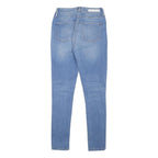 TOMMY HILFIGER Womens Jeans Blue Slim Skinny Denim Light W24 L26 Stylish Zip