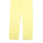 LEVI'S Mens Regular Fit Yellow Cotton Blend Button Closure Jeans W28 L31 Casual