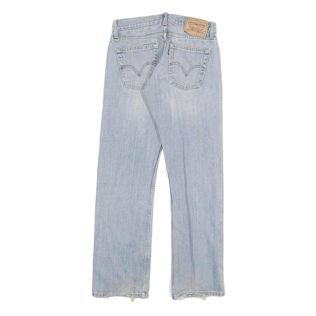 LEVI'S 514 Mens Slim Jeans Blue Denim W28 L30 Zip Cotton Blend