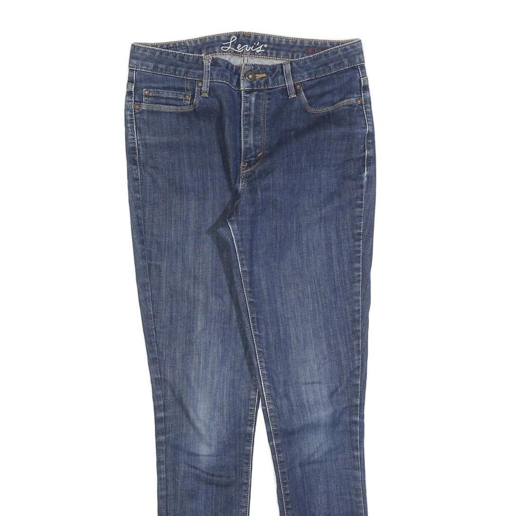 LEVI'S Womens Jeans Blue Slim Skinny Denim Medium W26 L28 Classic Zip Pockets