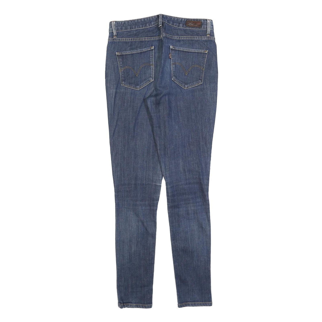 LEVI'S Womens Jeans Blue Slim Skinny Denim Medium W26 L28 Classic Zip Pockets