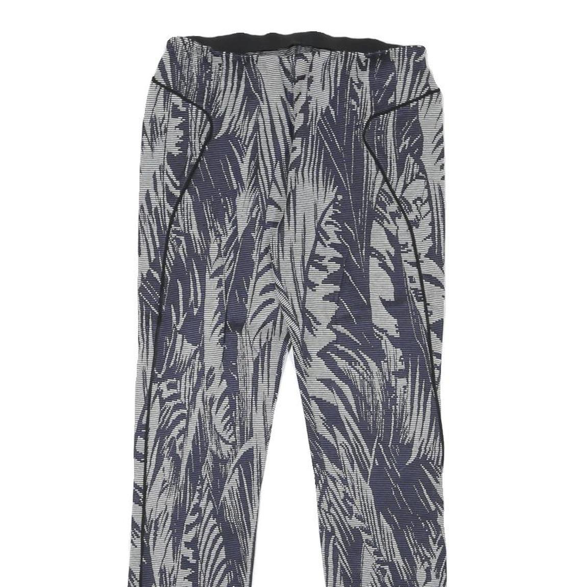 PATRIZIA PEPE Womens Joggers Blue & White M W26 L26 Patterned Slim Fit Straight