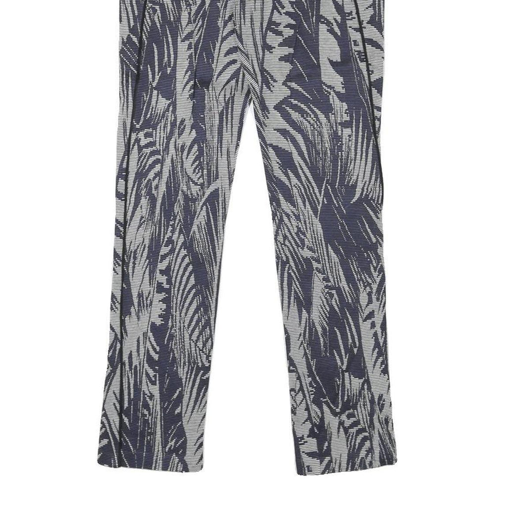 PATRIZIA PEPE Womens Joggers Blue & White M W26 L26 Patterned Slim Fit Straight