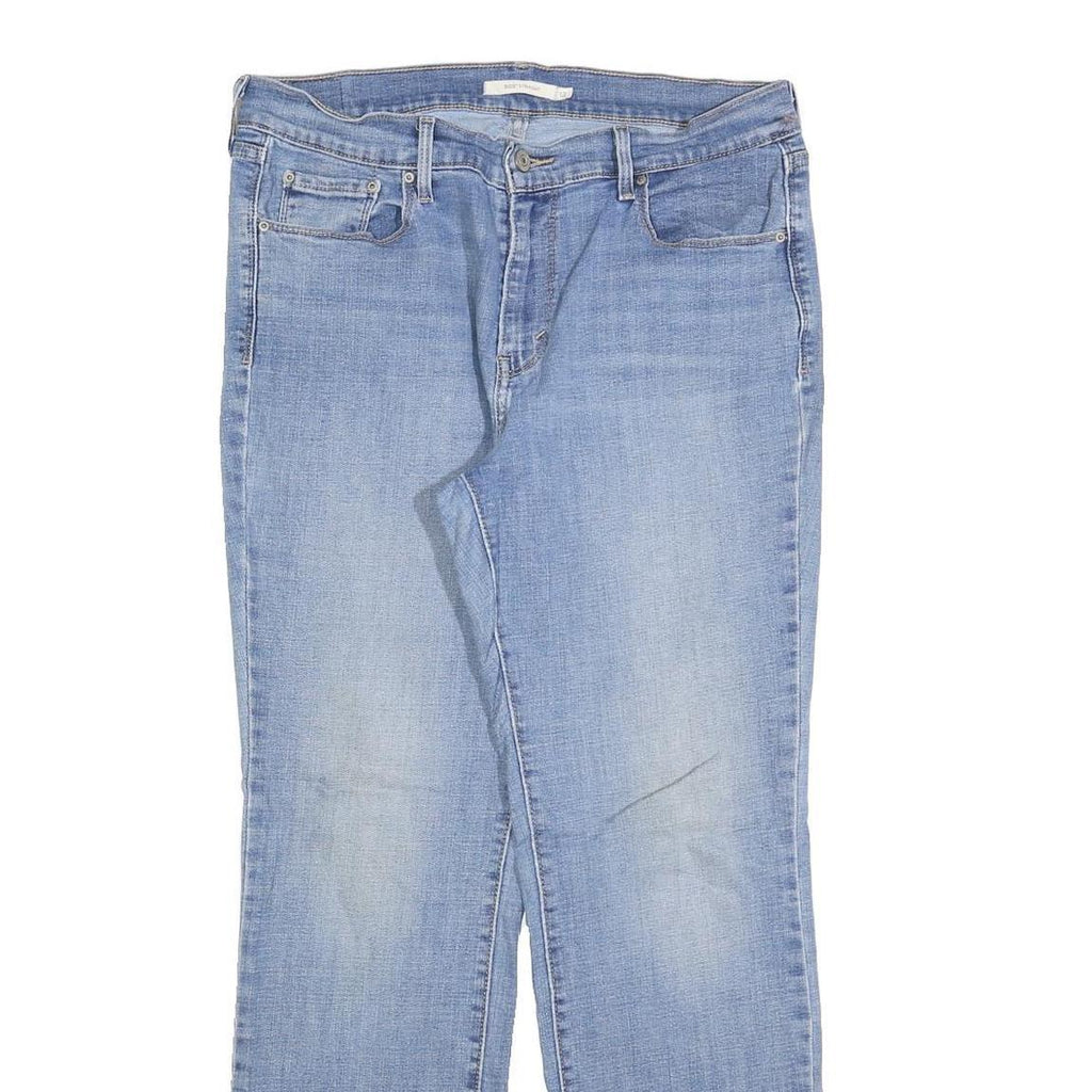 LEVI'S 505 Womens Blue Regular Straight Denim Medium W31 L30 Classic Cotton