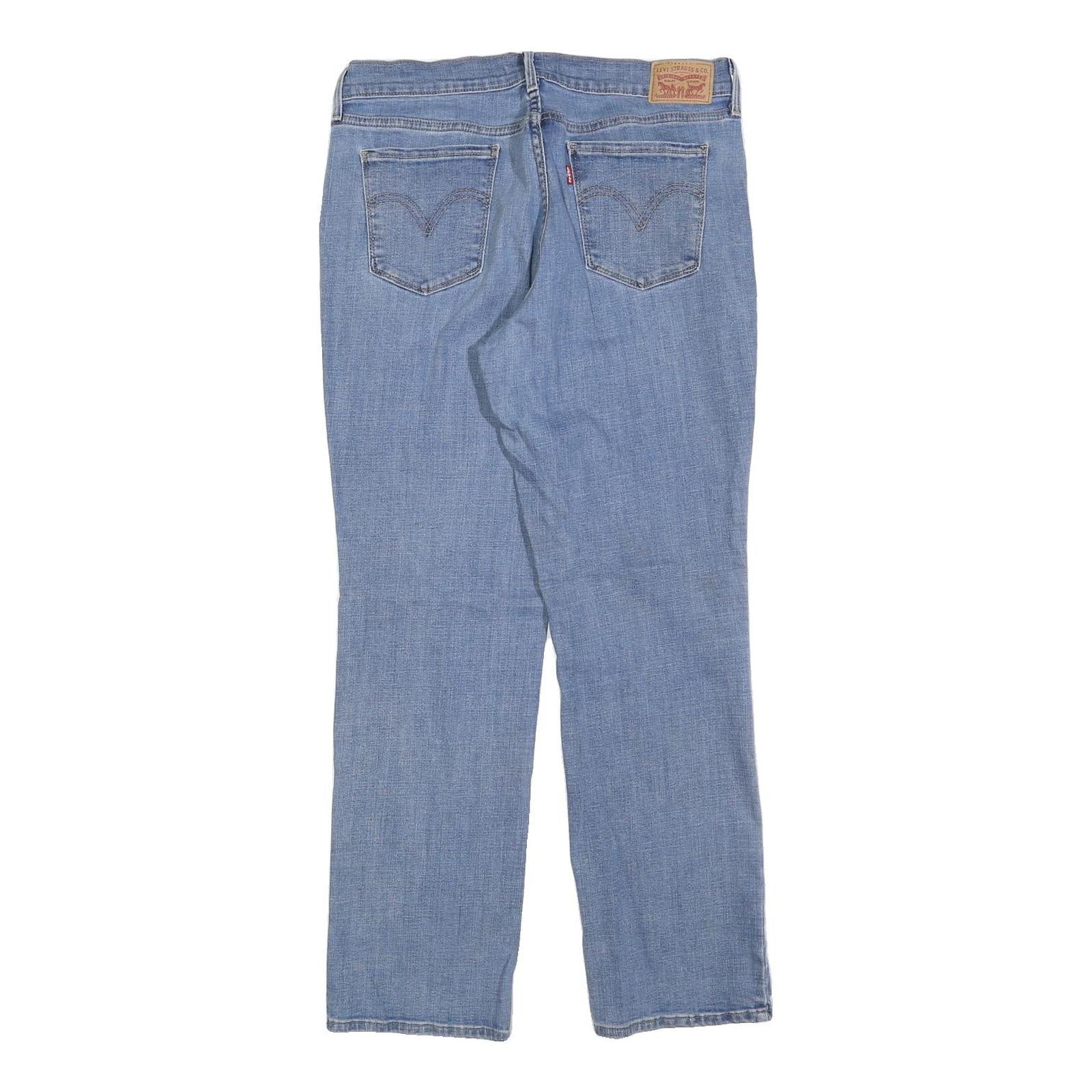 LEVI'S 505 Womens Blue Regular Straight Denim Medium W31 L30 Classic Cotton