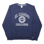 RUSSELL ATHLETIC Mens Blue El Camino College Crew Neck M Cotton Sweatshirt
